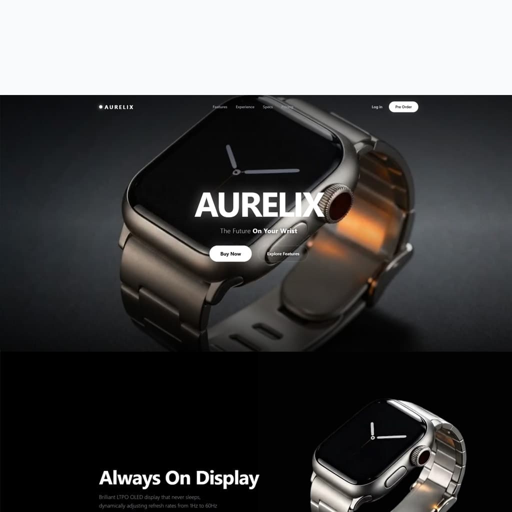 Aurelix3D — Premium Product Experience screenshot
